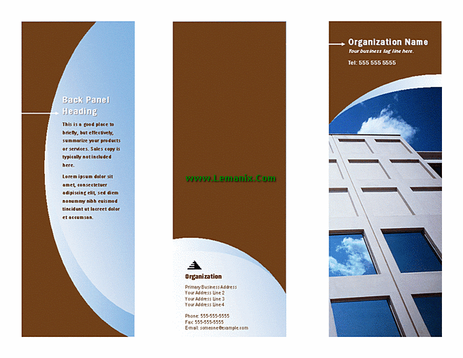 Informational Brochure Microsoft Publisher Templates