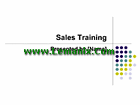 Sales Training Powerpoint Themes Presentation