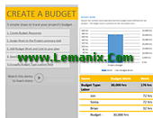 Professional Project Budget Template