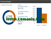 Personal Budget Microsoft Excel Templates