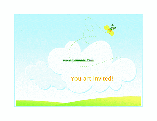 Summer Barbeque Invitation Microsoft Publisher Templates for Publisher